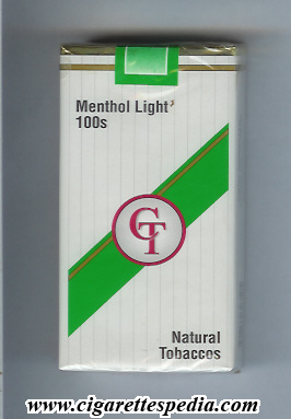 ct american version menthol light l 20 s usa