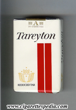 tareyton design 1 reduced tar ks 20 s usa