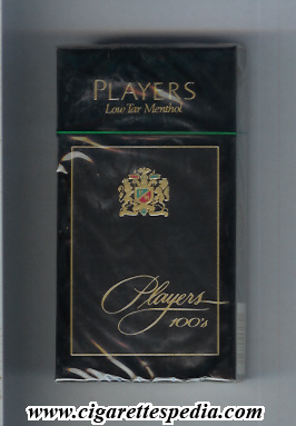 players black design low tar menthol l 20 h usa