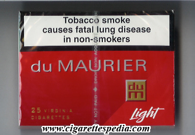 du maurier with diagonal line light s 25 b canada