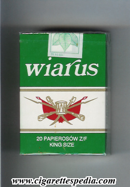 wiarus old design ks 20 s white green poland