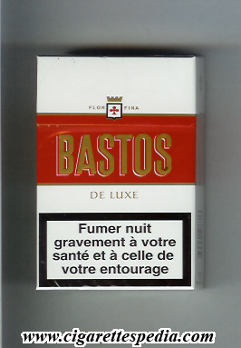 bastos de luxe ks 19 h white red france