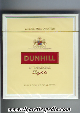 dunhill english version international lights l 20 b england