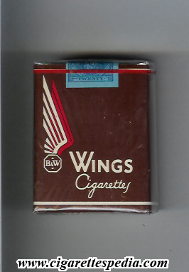 wings b w s 20 s brown usa
