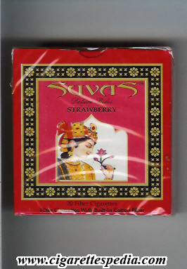 suvas strawberry deluxe bidis s 20 b usa india