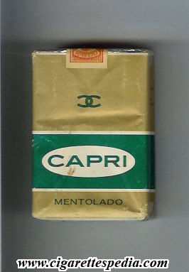 capri mexican version mentolado ks 20 s mexico