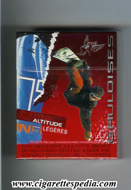 gauloises collection design extrem altitude legeres ks 25 h france