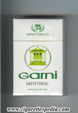 garni menthol american blend ks 20 h armenia