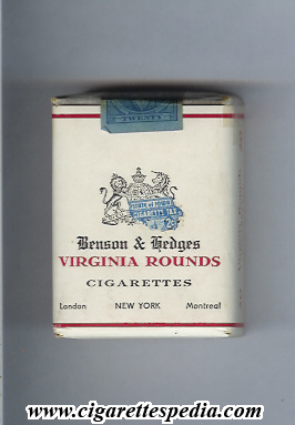 virginia rounds benson hedges s 20 s usa