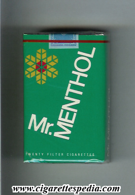 mr menthol ks 20 s usa