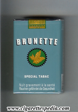 brunette design 4 special tobac ks 20 s switzerland