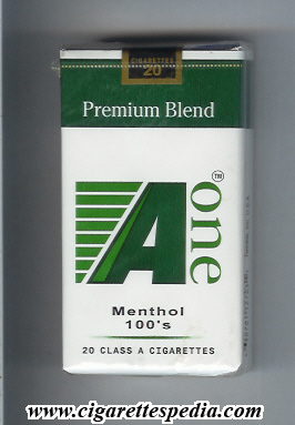 File:A one vertical one premium blend menthol l 20 s india usa.jpg