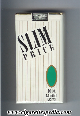 slim price menthol lights l 20 s usa