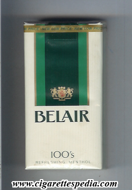 belair design 2 refreshing menthol l 20 s usa