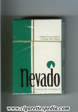 Nevado (peruvian version) (Mentolado Con Filtro) KS-20-H (new design white  and green) - Peru