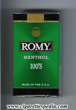 romy menthol l 20 s usa
