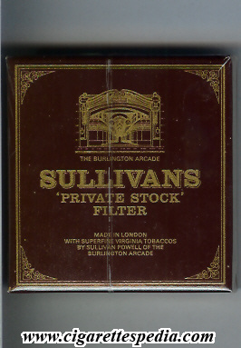 sullivans private stock ks 20 b england
