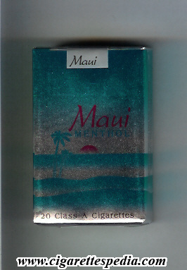 maui design 2 menthol ks 20 s usa