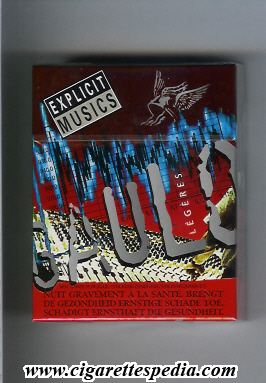 gauloises collection design expicit musics legeres ks 25 h france