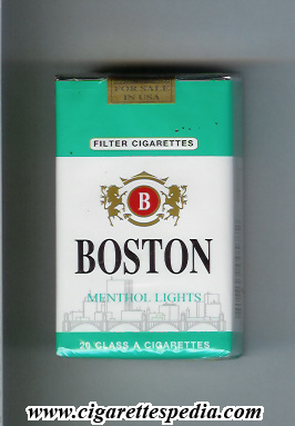 boston emiratese version menthol lights ks 20 s emirates