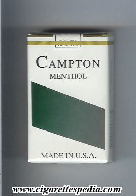 campton menthol ks 20 s usa