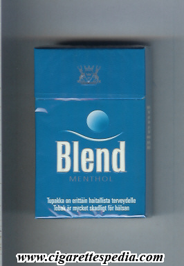 blend menthol ks 20 h sweden
