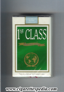 1 st class menthol ks 20 s usa spain