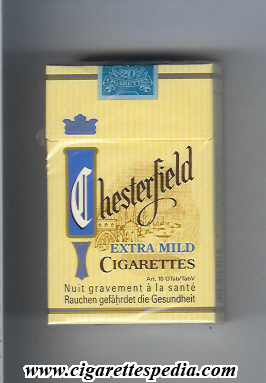 chesterfield extra mild ks 20 h switzerland usa