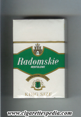radomskie mentolowe ks 20 h white green poland