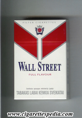 wall street full flavour ks 20 h lithuania denmark