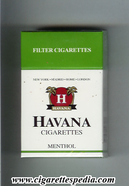 havana american version menthol ks 20 h china usa