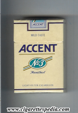 accent no 3 menthol ks 20 h sweden