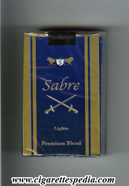 sabre colombian version premium blend lights ks 20 s colombia