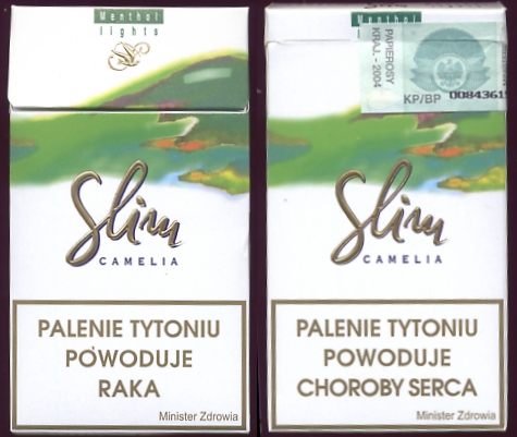 camelia slim menthol lights l 20 h poland