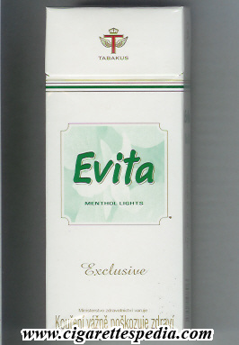 evita menthol lights exclusive sl 20 h czechia poland