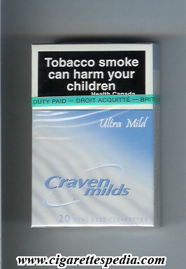 craven milds ultra mild ks 20 h blue canada