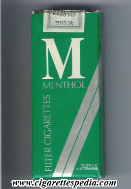m american version menthol sl 20 s germany usa