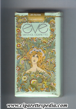 eve horizontal name with girl menthol l 20 s usa