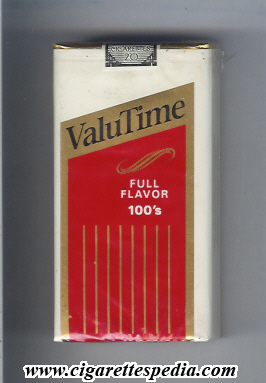 valu time full flavor l 20 s usa