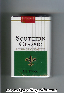 southern classic paraguayan version menthol ks 20 s paraguay