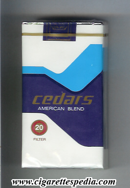cedars american blend l 20 s lebanon
