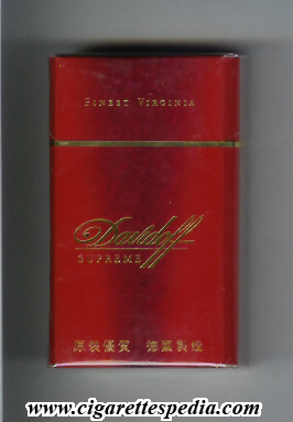 davidoff supreme finest virginia l 20 h germany