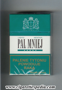 pal mniej lights menthol ks 20 h poland