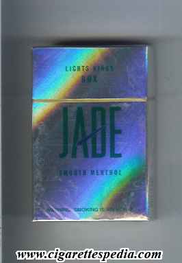 jade smooth menthol lights ks 20 h usa