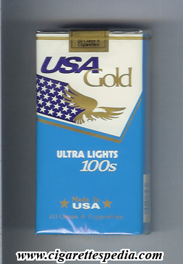 usa gold ultra lights l 20 s usa