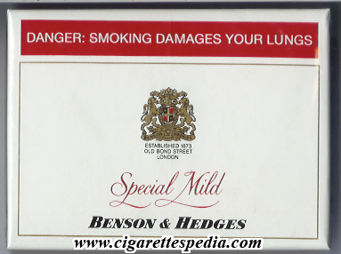 benson hedges special mild ks 30 b south africa
