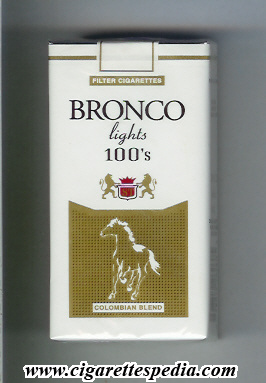 bronco colombian version colombian blend lights l 20 s colombia