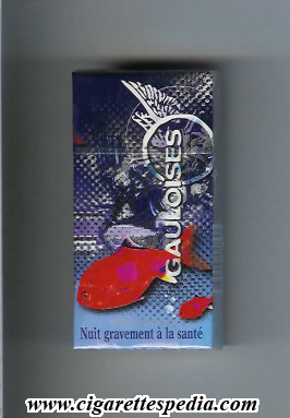 gauloises collection design with fish ks 10 h france