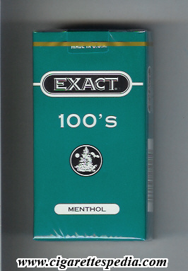 exact design 1 menthol l 20 s usa