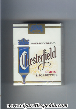 chesterfield american blend lights s 20 h czechia usa